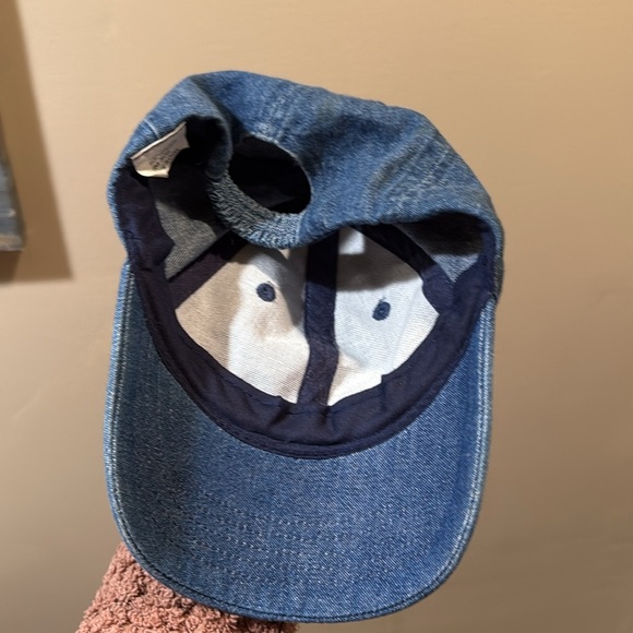 Vintage 1989 Blue Denim Infant Cap - Picture 3 of 4